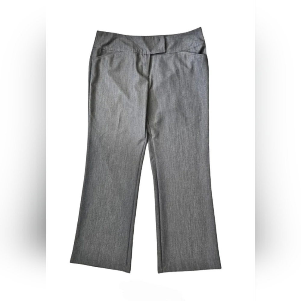 Studio 253 Gray Stretch Dress Pants Women’s Size 16 Office Work Slacks